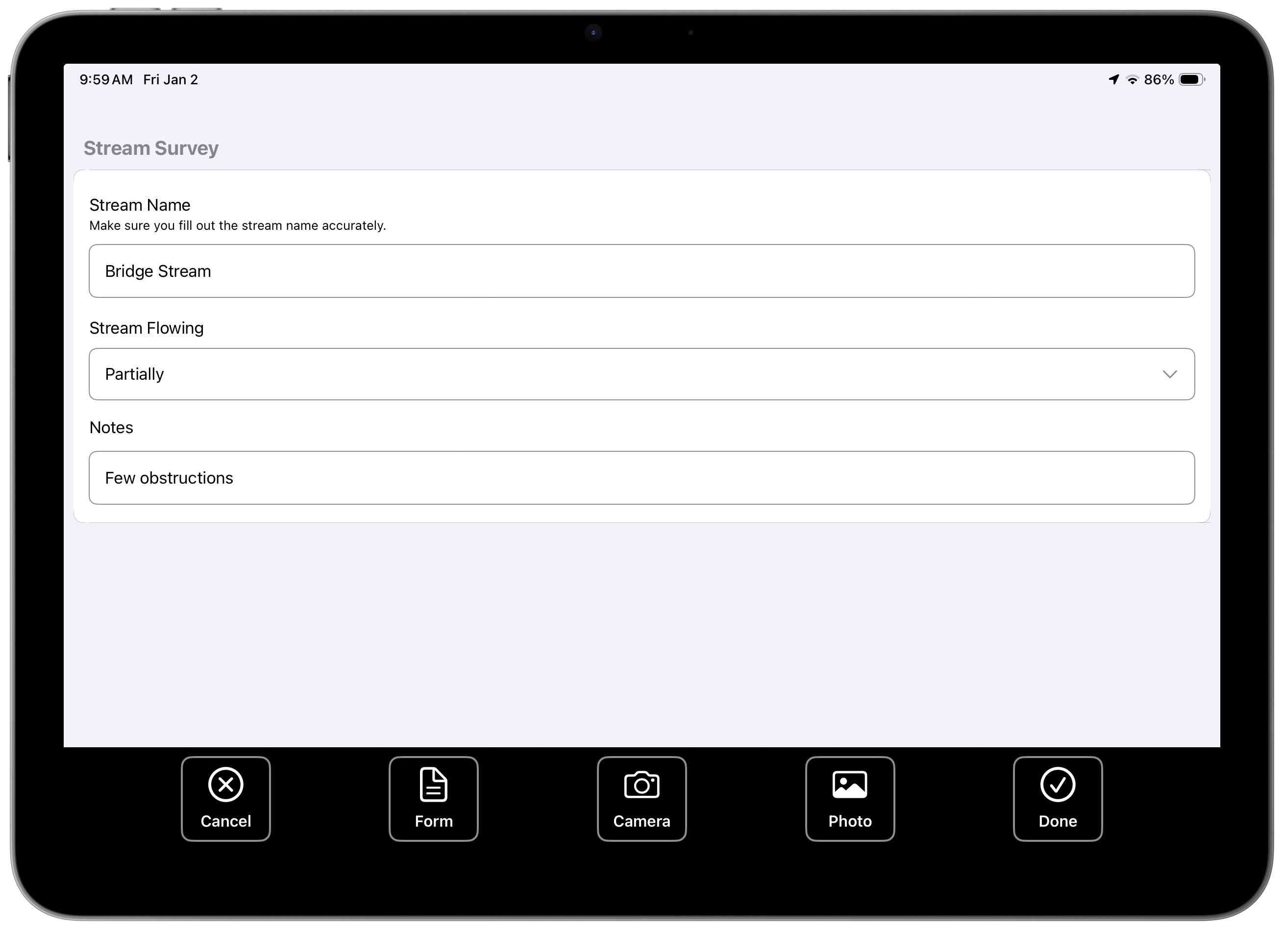 MyFieldTracker Tablet